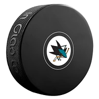 San Jose Sharks Unsigned InGlasCo Autograph Model Hockey Puck