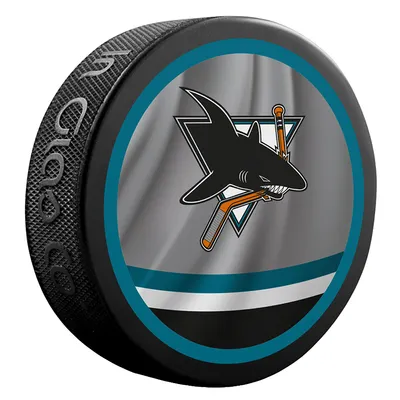 San Jose Sharks Fanatics Authentic Unsigned Inglasco Reverse Retro Logo Hockey Puck