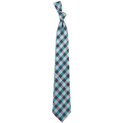 San Jose Sharks Woven Poly Check Tie