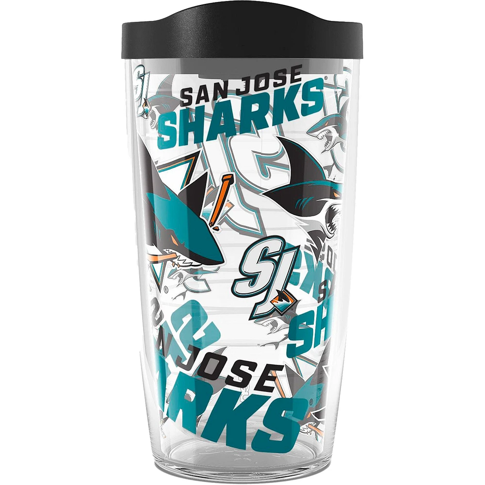 Tervis San Jose Sharks 16oz. Allover Classic Tumbler