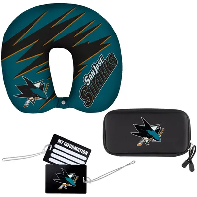 San Jose Sharks The Northwest Company Four-Piece Travel Set