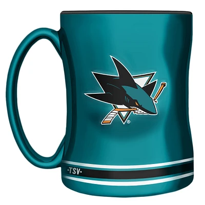 The Sports Vault San Jose Sharks - Sculpted Relief Mug
