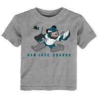 Toddler Teal/Heather Gray San Jose Sharks Two-Pack Disney Offense Only T-Shirt Set