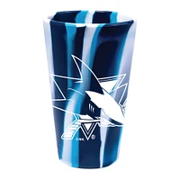 WinCraft San Jose Sharks 16oz. Fashion Silicone Pint Glass