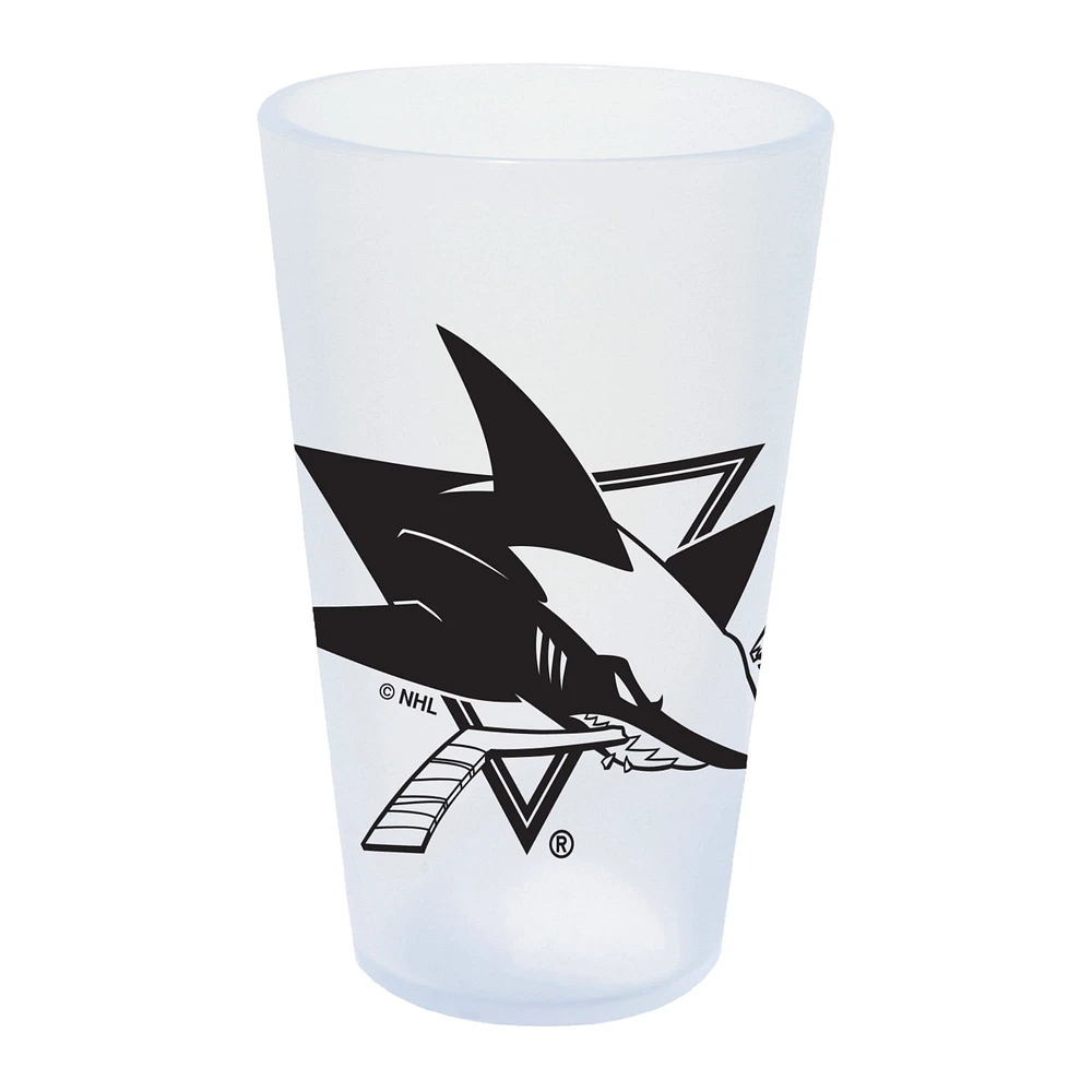 WinCraft San Jose Sharks 16oz. Icicle Silicone Pint Glass