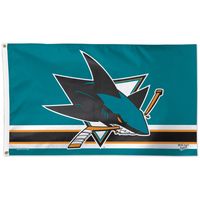 WinCraft San Jose Sharks 3' x 5' Deluxe - Single-Sided Flag