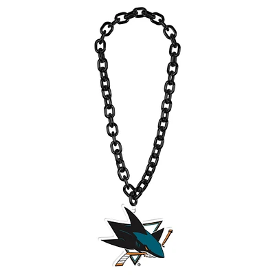 Collier WinCraft avec grand logo des Sharks de San Jose