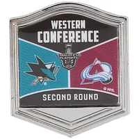 WinCraft San Jose Sharks vs. Colorado Avalanche 2019 Stanley Cup Playoffs Western Conference Second Round Pin