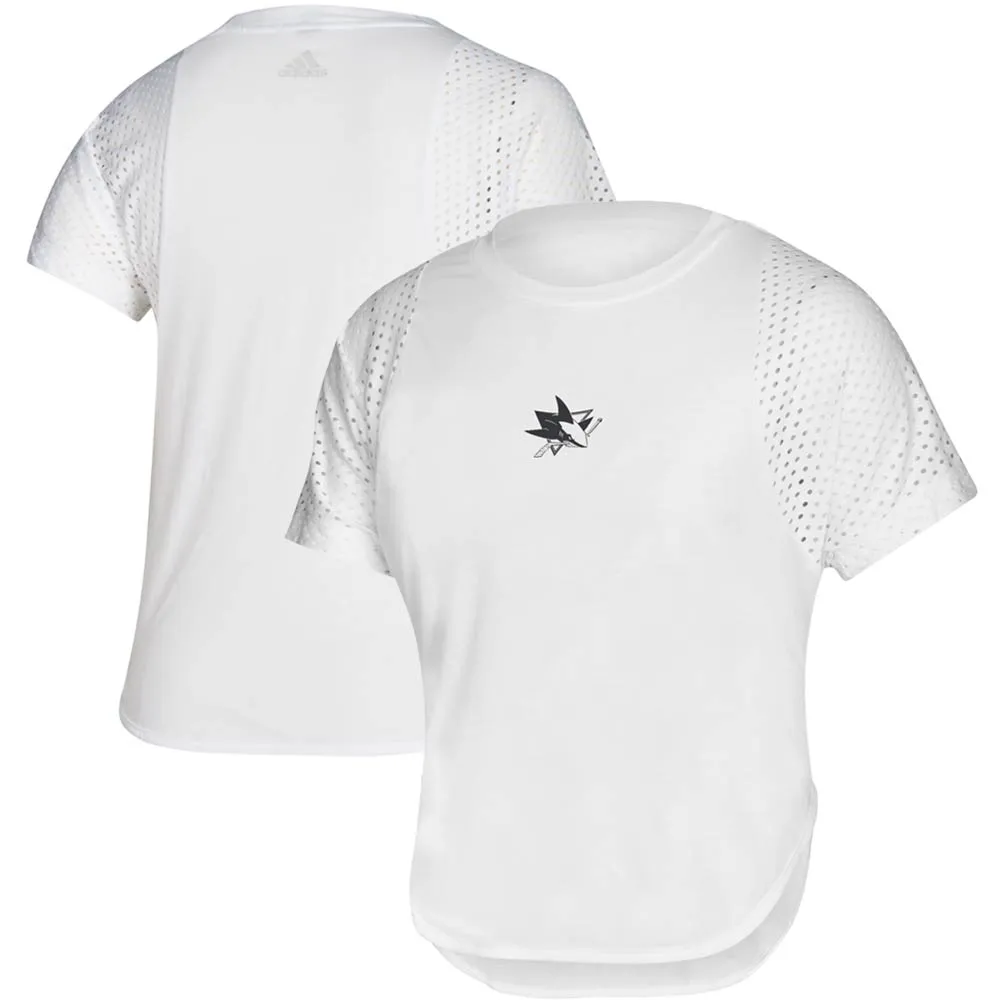 San Jose adidas Women's Stadium Franchise T-Shirt - White | Green Mall