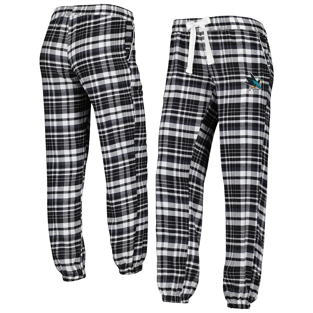 Pantalon en flanelle Mainstay de San Jose Sharks Concepts Sport pour femme, noir