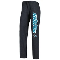 Concepts Sport Bleu sarcelle/noir San Jose Sharks Meter Muscle Débardeur et pantalon Ensemble de nuit