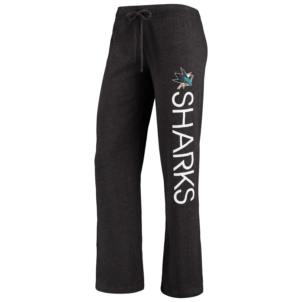 Ensemble de nuit avec débardeur et pantalon Concepts Sport pour femmes, sarcelle/noir, San Jose Sharks Meter