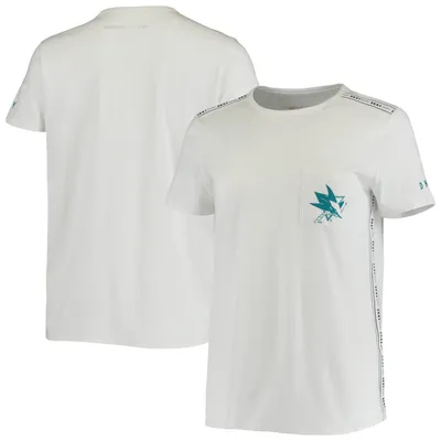 San Jose Sharks DKNY Sport Women's Sporty Tri-Blend T-Shirt - White