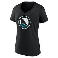 Women's Fanatics Black San Jose Sharks Alternate Graphic T-Shirt