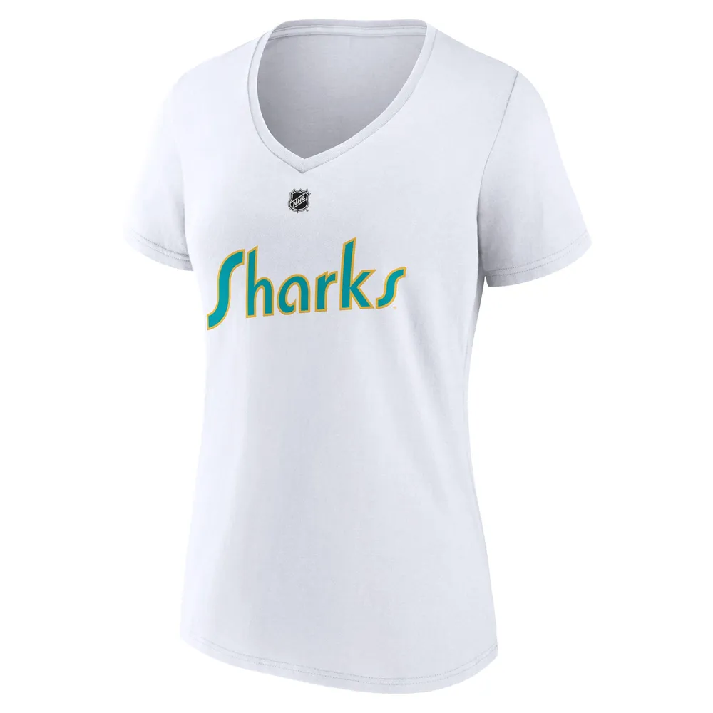 Youth San Jose Sharks Fanatics Erik Karlsson Name and Number T-shirt
