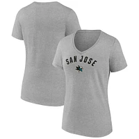 Women's Fanatics San Jose Sharks V-Neck T-Shirt