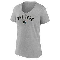 Women's Fanatics San Jose Sharks V-Neck T-Shirt