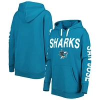 Chandail à capuchon pour femme G-III 4Her by Carl Banks Sarcelle San Jose Sharks Extra Inning