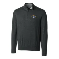 San Jose State Spartans Cutter & Buck Big Tall Lakemont Half-Zip Jacket - Heather Charcoal