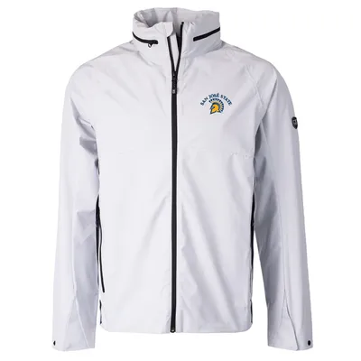 San Jose State Spartans Cutter & Buck Vapor Full-Zip Jacket - Light Gray