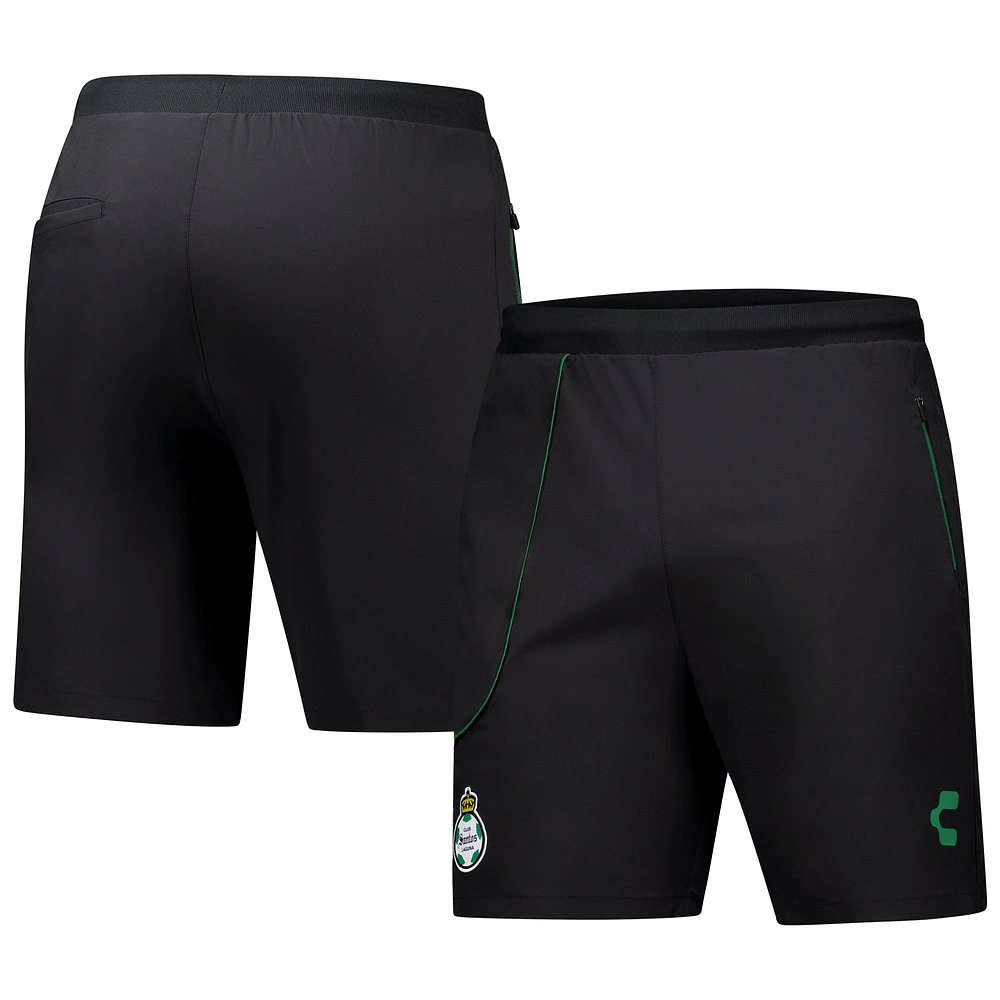 Men's Charly  Black Santos Laguna 2024/25 Coach Shorts