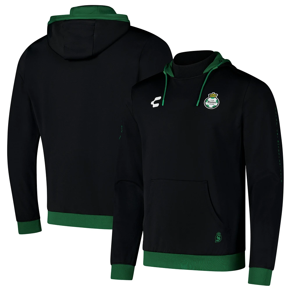 Sweat à capuche Charly Black Santos Laguna 2024/25 pour homme