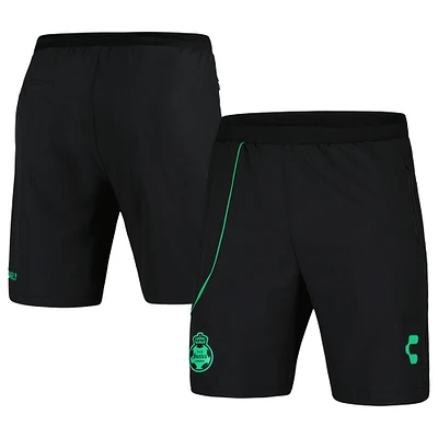 Short Charly noir Santos Laguna avec poche pour homme