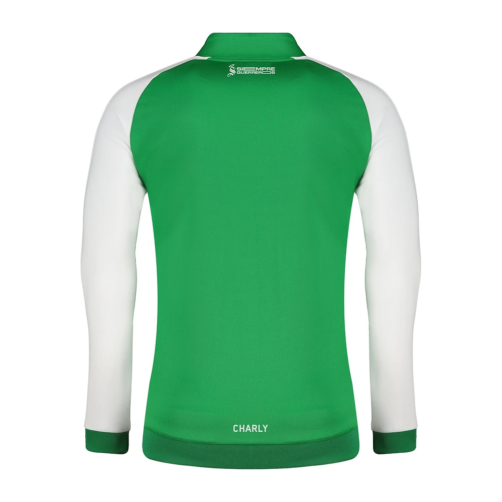 Veste zippée Charly Green Santos Laguna 2024/25 pour homme