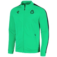 Veste raglan entièrement zippée Charly Green Santos Laguna Light pour hommes