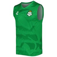 Men's Charly Green Santos Laguna Sleeveless V-Neck Training Top