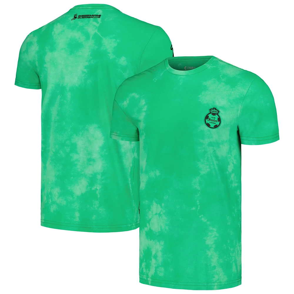 Men's Charly  Green Santos Laguna Tie-Dye T-Shirt