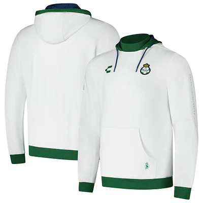 Sweat à capuche Charly White Santos Laguna 2024/25 pour homme