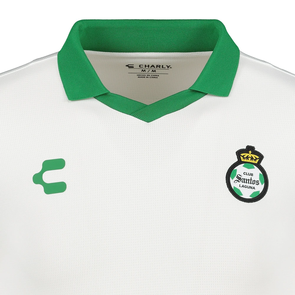 Polo Charly blanc Santos Laguna DryFactor pour homme