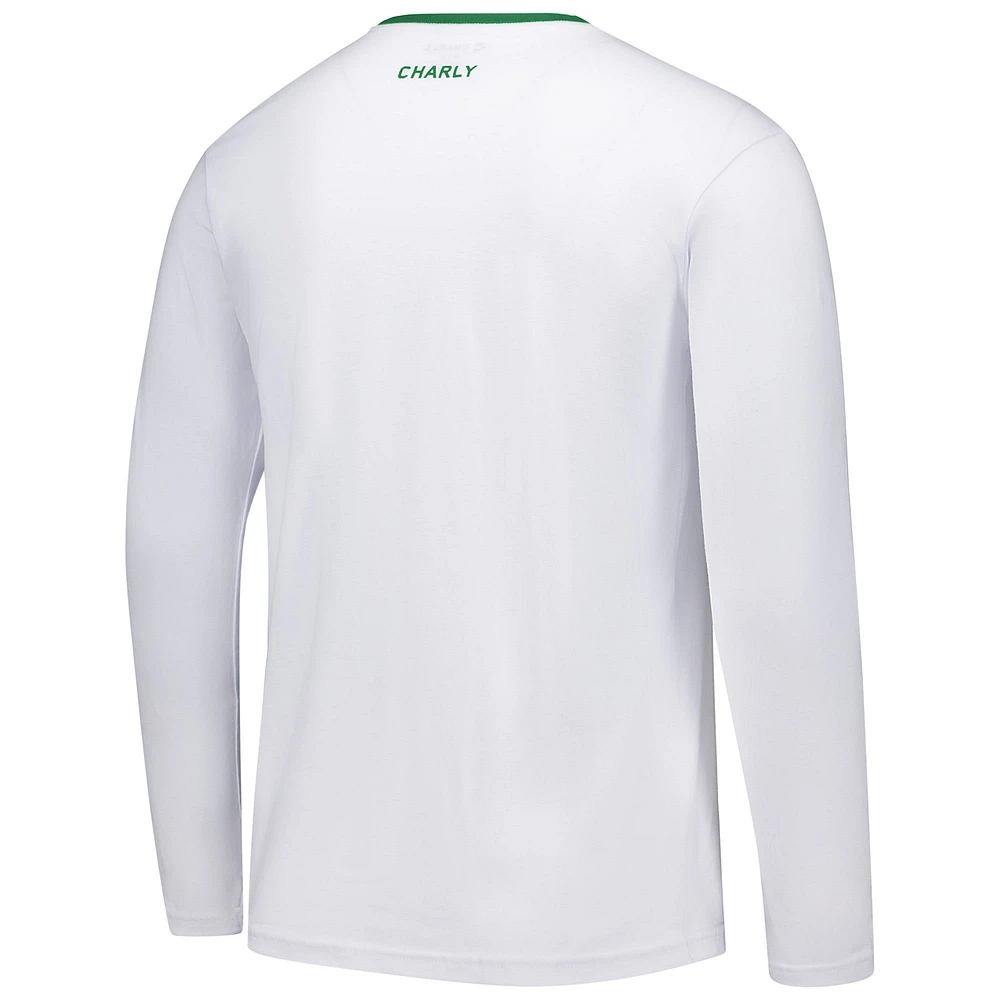 Men's Charly  White Santos Laguna Long Sleeve T-Shirt