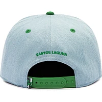 Men's Denim/Green Santos Laguna Nirvana Snapback Hat