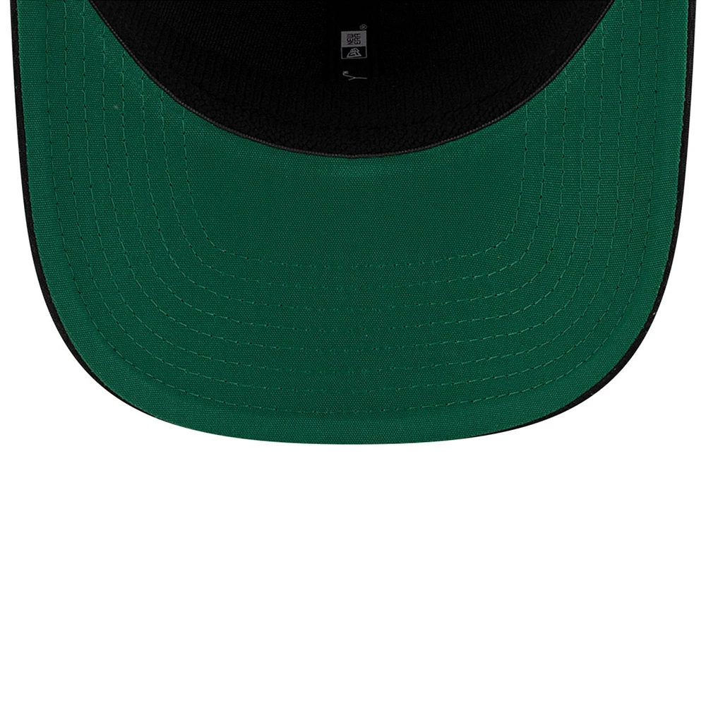 Men's New Era Black Saskatchewan Roughriders Sideline 9SEVENTY Stretch-Snap Hat