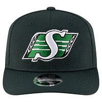 Men's New Era Dark Green Saskatchewan Roughriders Sideline Alternate 9SEVENTY Stretch-Snap Hat