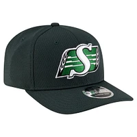 Men's New Era Dark Green Saskatchewan Roughriders Sideline Alternate 9SEVENTY Stretch-Snap Hat