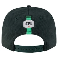 Men's New Era Dark Green Saskatchewan Roughriders Sideline Alternate 9SEVENTY Stretch-Snap Hat