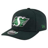 Men's New Era Dark Green Saskatchewan Roughriders Sideline Alternate 9SEVENTY Stretch-Snap Hat