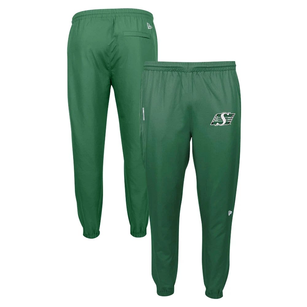 Men's New Era Green Saskatchewan Roughriders Friction Woven Ripstop Pants