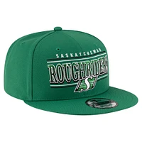 Men's New Era Green Saskatchewan Roughriders Sideline 9FIFTY Snapback Hat