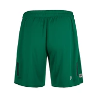 Men's New Era  Green Saskatchewan Roughriders Sideline Swift Performance Knit Shorts