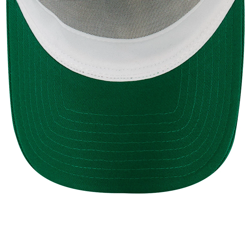 Men's New Era Green Saskatchewan Roughriders Turf Traditions 9FORTY Adjustable Hat