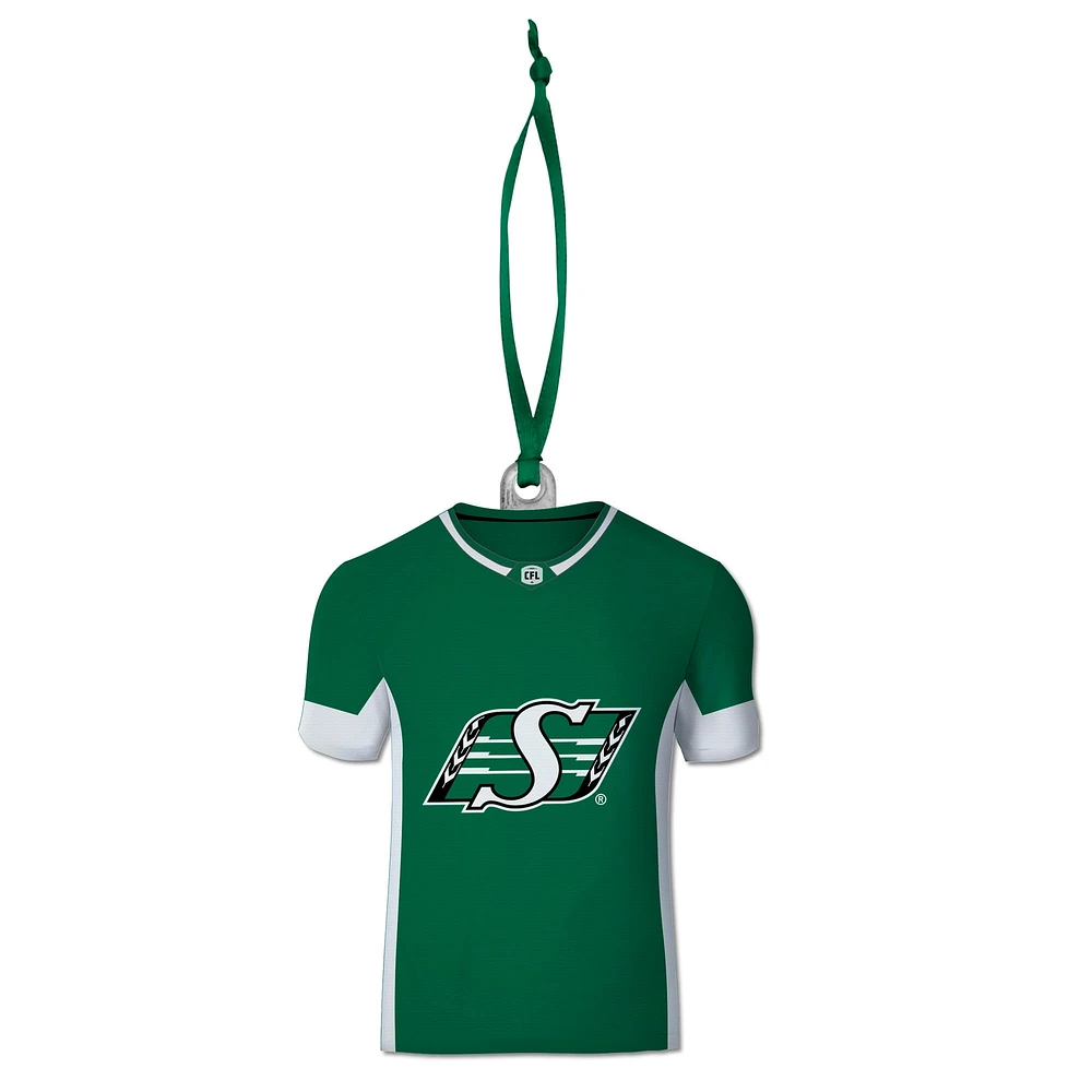 Ornement de maillot des Roughriders de la Saskatchewan The Sports Vault