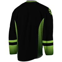 Youth Black Saskatchewan Rush - Sublimated Replica Jersey