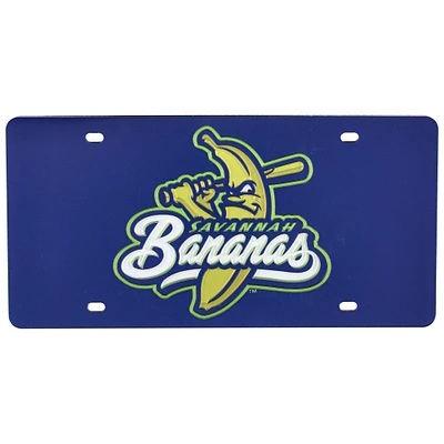 WinCraft Savannah Bananas Laser Cut Acrylic License Plate