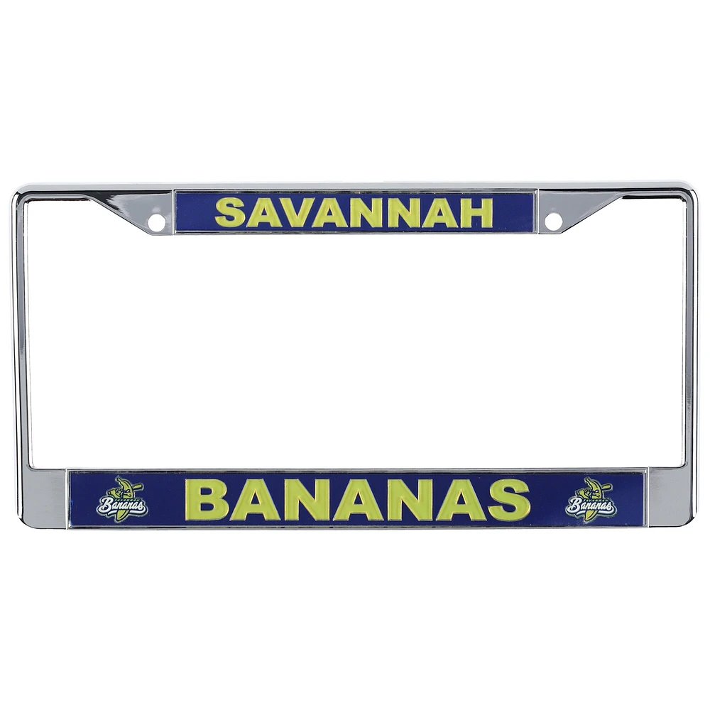 WinCraft Savannah Bananas Laser Cut Metal License Plate Frame