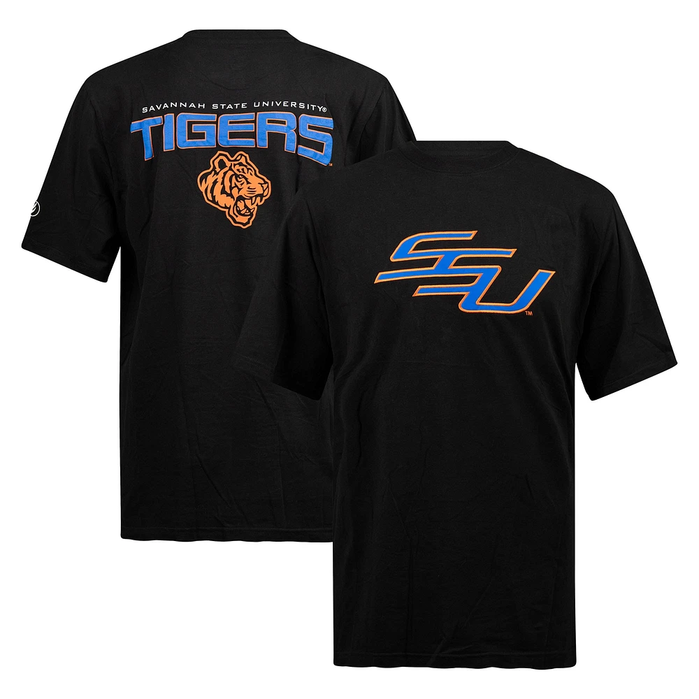 T-shirt FISLL noir Savannah State Tigers pour hommes