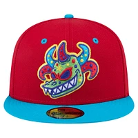 Men's New Era Red Scranton Wilkes-Barre RailRiders Copa de la Diversión 59FIFTY Fitted Hat